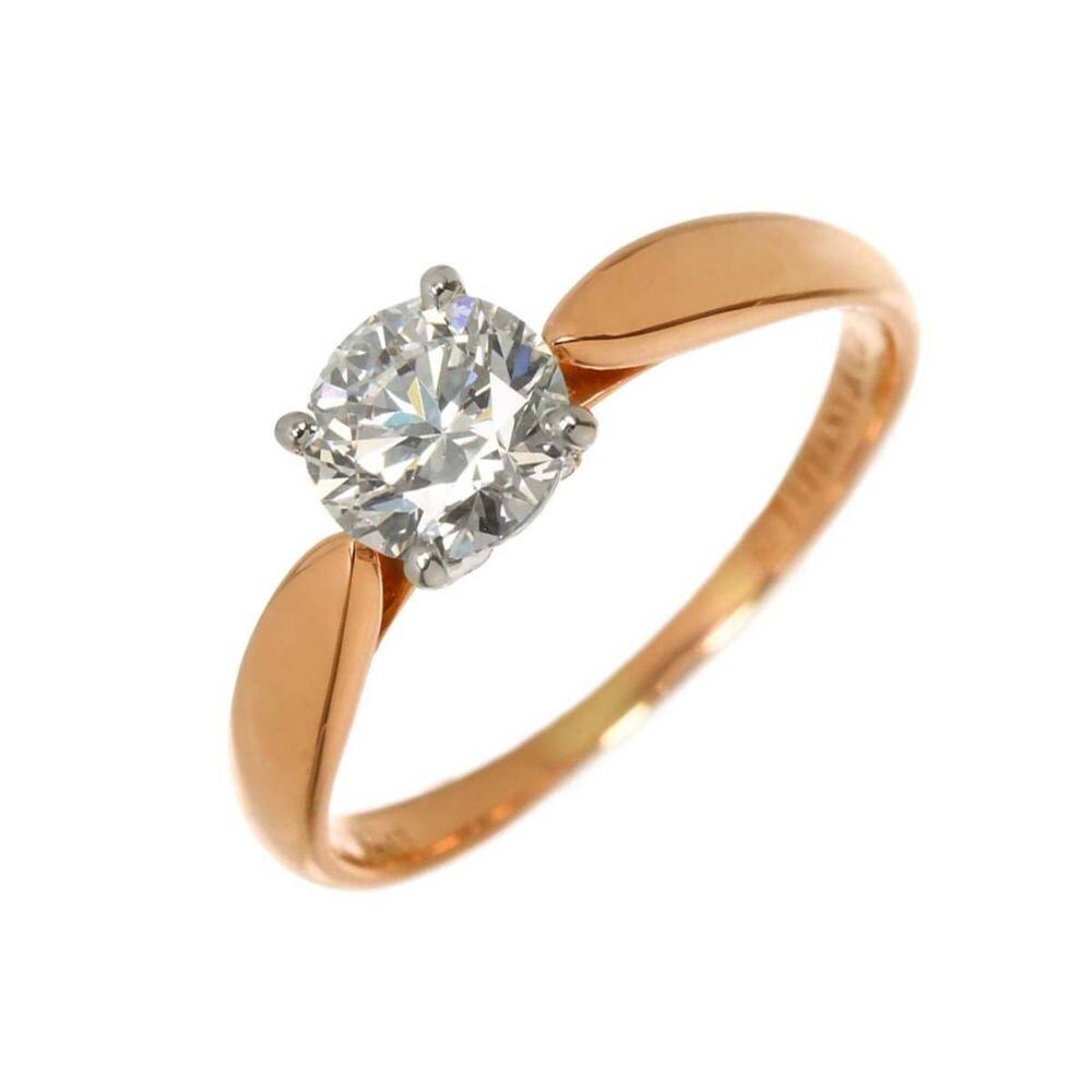 Tiffany & Co. Harmony 1 Diamond 0.82ct Ring, Platinum (Pt), 18K Pink Gold (PG...